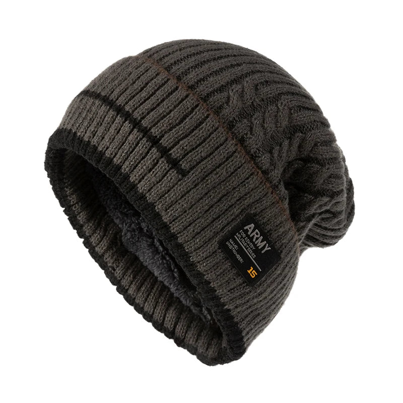 2023 Winter Beanie Hat for Men Knitted Hat Winter Cap Beanie Women Thick Bonnet Hats Skullies