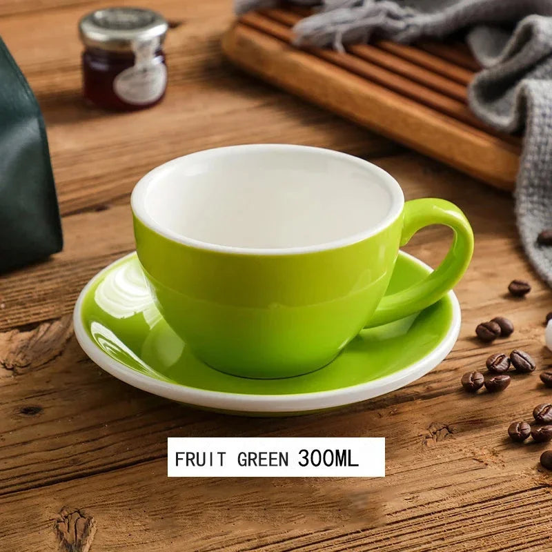 300ml Ceramic Breakfast Milk Cup American Coffee mug Set Afternoon Tea Cups Ceramic Water Cup tea mug coffee cup
