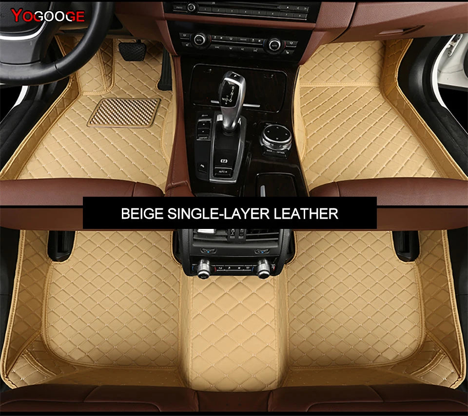 YOGOOGE Custom Car Floor Mats For Chery Tiggo 3 5 8 9 Auto Carpets Foot Coche Accessorie