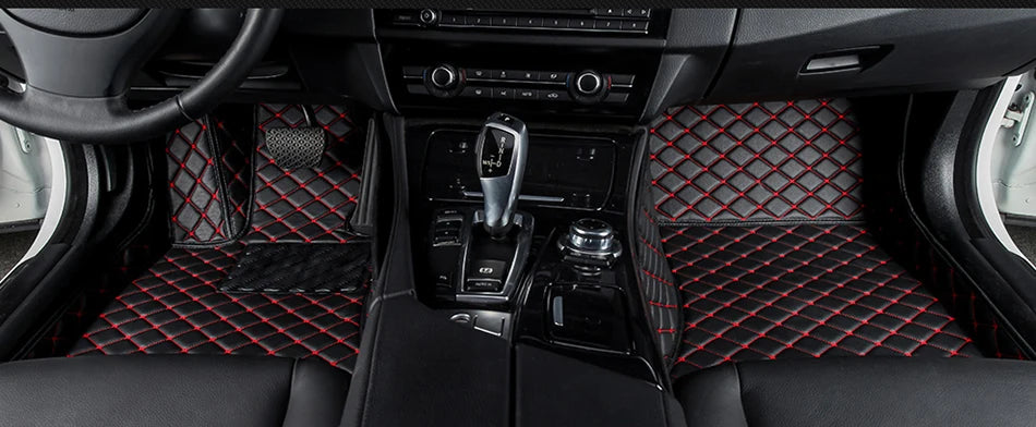 CUWEUSANG Custom Car Floor Mats For Peugeot 301 Auto Carpets Foot Coche Accessorie