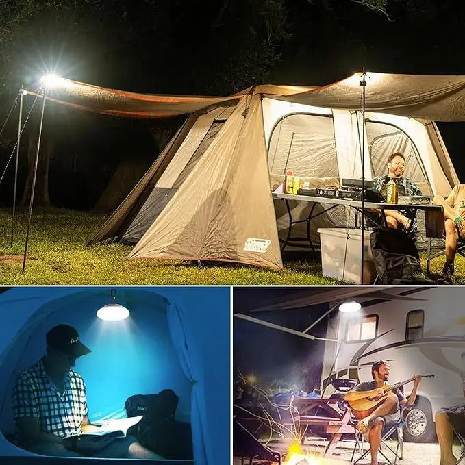 Portable Camping Light Power Bank LED Camping Lanterns With Remote Control Waterproof Outdoor Tent Light Rechargeable Flashlight