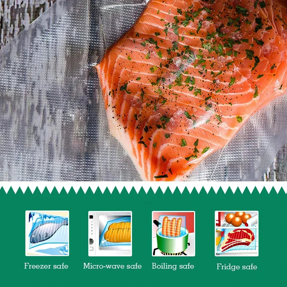 Vacuum Seal Bags For Food, Food Saver Bags Rolls, Household Vacuum Packing Bag, Vacuum Sealer, Vacuum Storage Bags