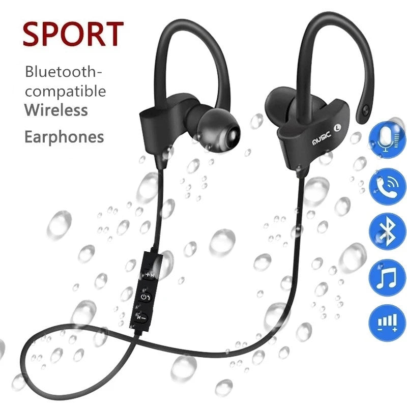 New Wireless Earphones Sport Wireless Bluetooth Headphones Fone de ouvido Music Headset Gaming Handsfree for Earphone