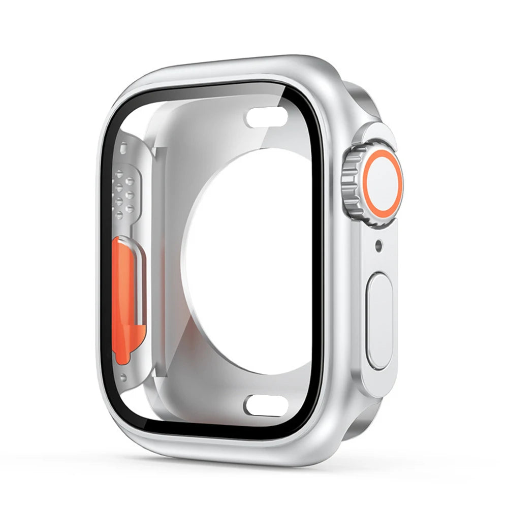 Screen Protector Case for Apple Watch Cover 46mm 42mm 45mm 44mm 41mm 40mm Hard PC Bumper Protector for iwatch 11 10 9 8 7 6 5 SE