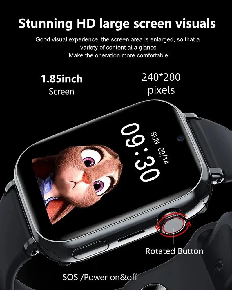 For Xiaomi Kids Smart Watch 5G GPS Location Video Call Sim Card Child Camera Waterproof Upgrade SOS For Boys Girls