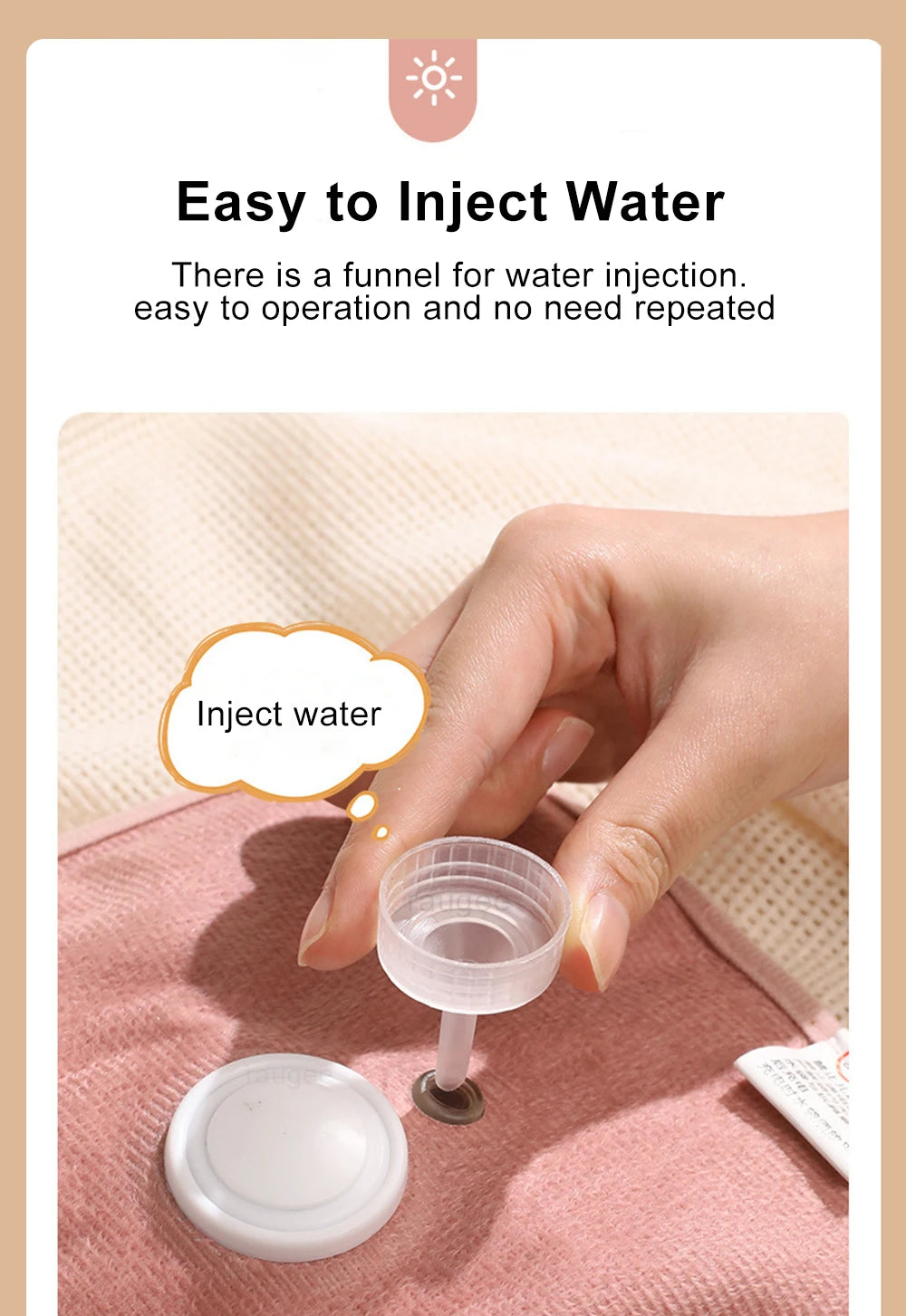 Electric Hot Water Bag Winter Portable Soft Electric Hand Warmer Rechargeable Reusable Explosion-Proof Warming Hand Pillow