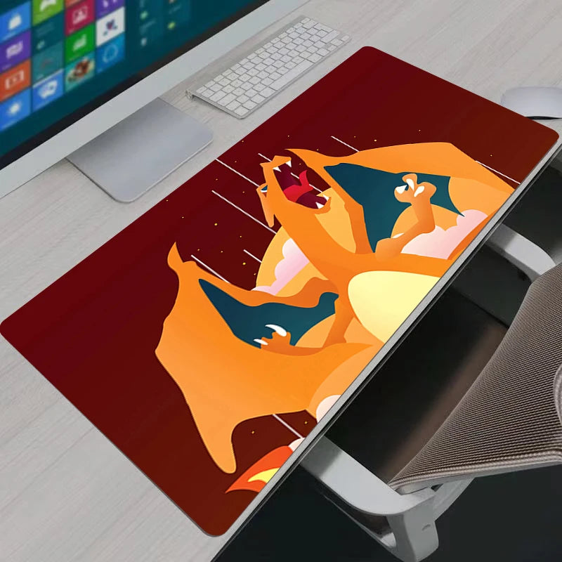 90x40cm Mouse Pad Pokemon Pikachu Gamer Large Computer Notebook Pc Mousepad Carpet Gaming Accessories Keyboard Desk Mat