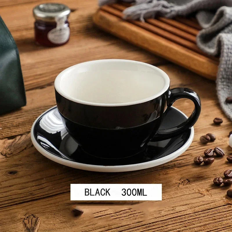 300ml Ceramic Breakfast Milk Cup American Coffee mug Set Afternoon Tea Cups Ceramic Water Cup tea mug coffee cup