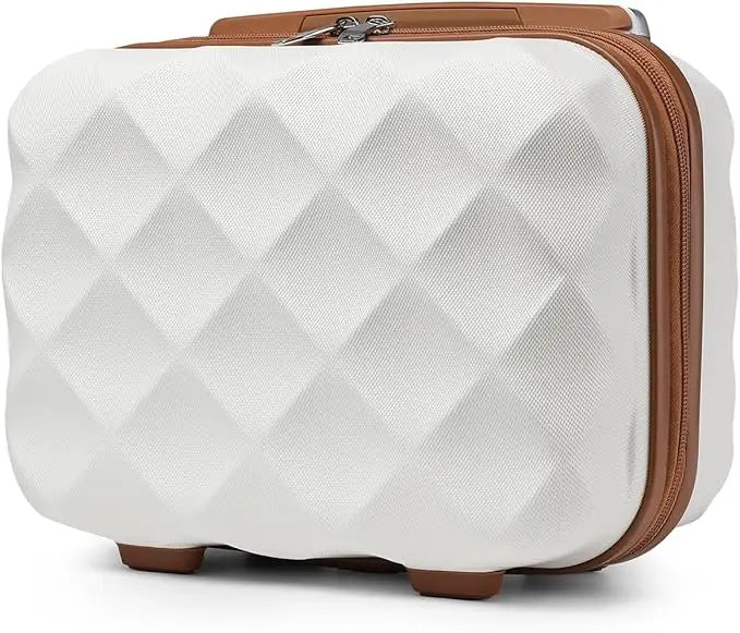 British Traveller Beauty Case Lightweight ABS Hard 31 x 25 x 17.2 cm