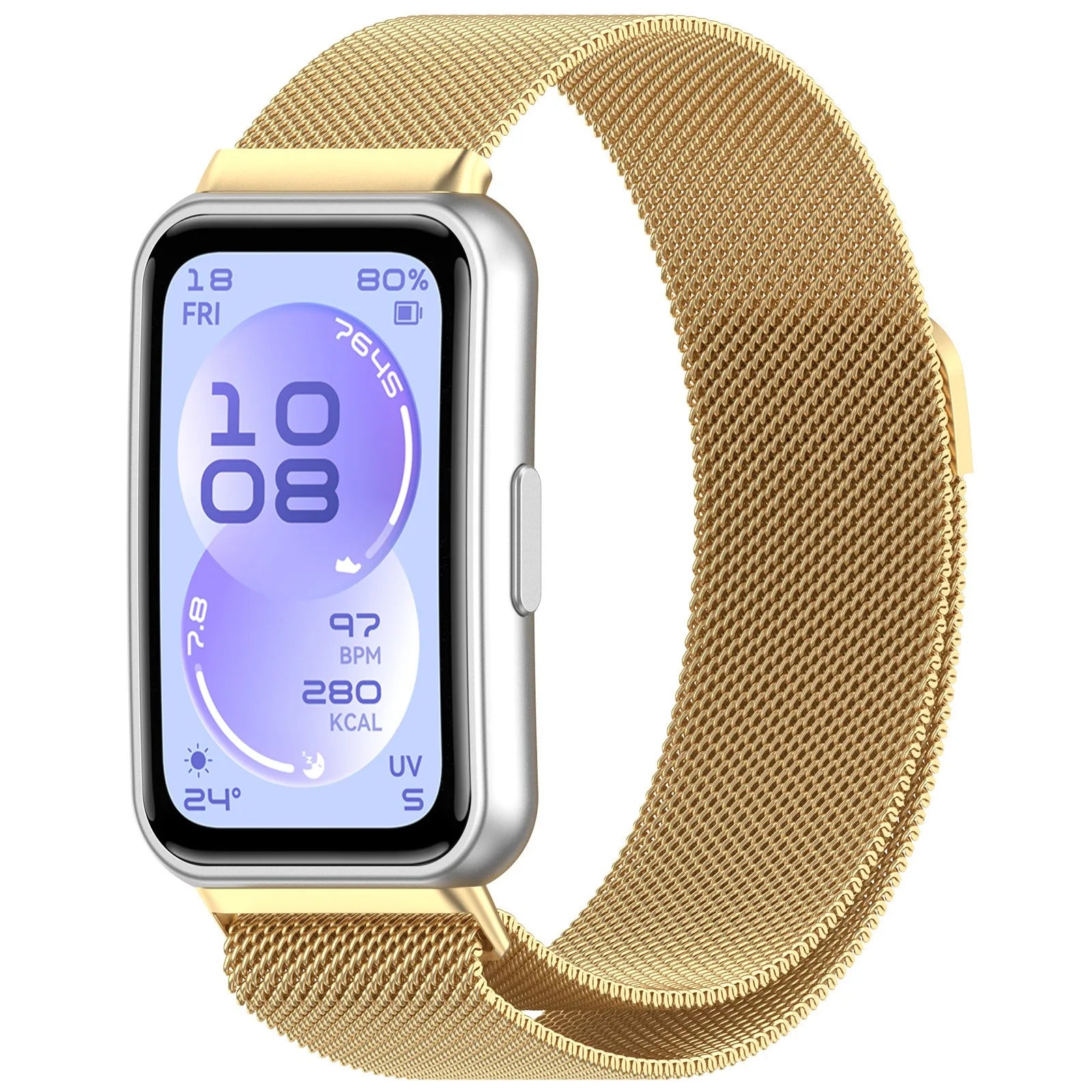 Milanese Band for Huawei Band 11 Pro 11 Metal Magnetic Strap Bracelet Breathable Wristband for Huawei Band 11 Correa Accessories