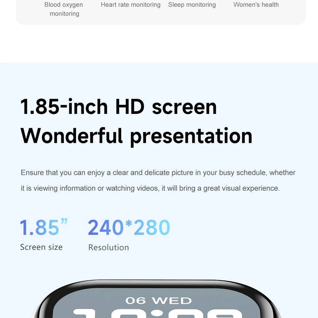 2026 Smart Watch 10 For Android IOS Bluetooth Health monitoring Talk Heart Rate Sleep Record Sports Smart Watch Ladies Men Gift
