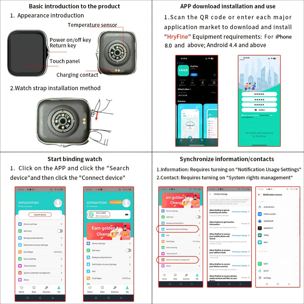 2025 New Smartwatch 1.83''HD Screen Heart Rate/Sleep Monitoring Wireless Bluetooth Call Music Control Smart Watch For Men Women