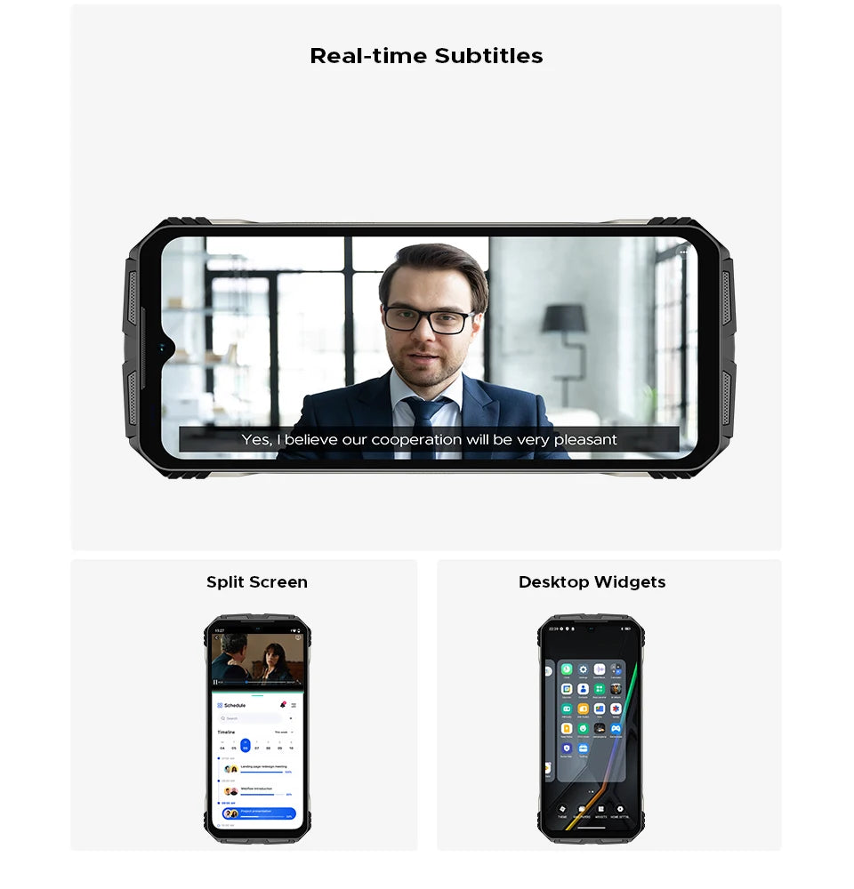 World Premiere DOOGEE V Max S 5G Rugged Phone Dual Camping Lights 22000mAh Battery 24GB(8+16) 256GB 108MP AI Camera Smartphone