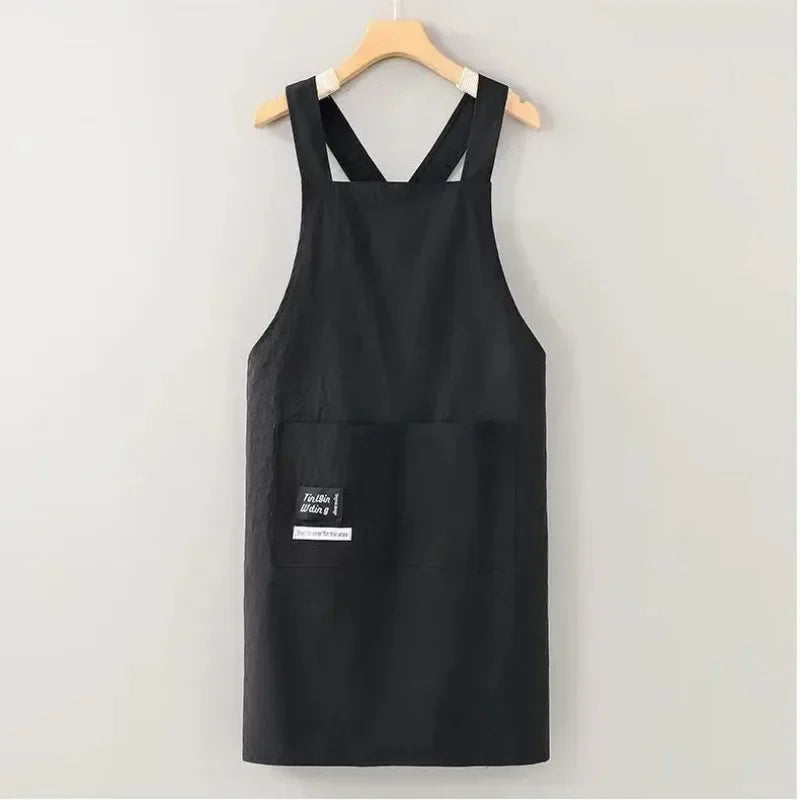 Multi-Purpose Unisex Breathable Waterproof Kitchen Apron Adjustable Strap Oil Resistant Bib for Cooking Cleaning Restaurant Work