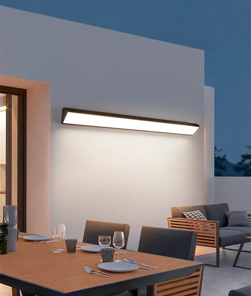 LED waterproof wall lamp IP65 waterproof outdoor wall washing lamp villa courtyard garden door lamp external wall lamp lighting