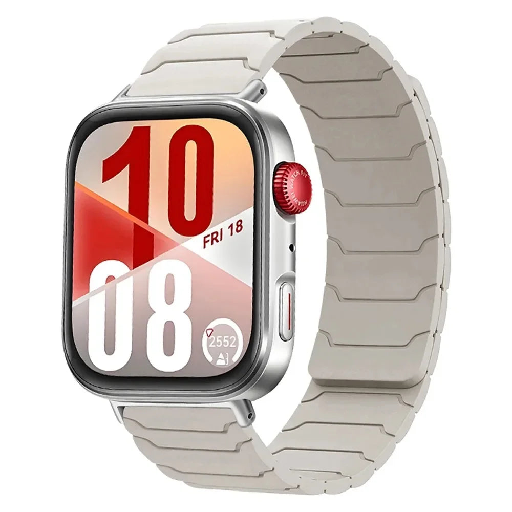 Magnetic Silicone Strap For Huawei Watch Fit 5/4/3 Sports Comfortable Replacement Wristband Huawei Watch Fit 4-5 Pro Accessories