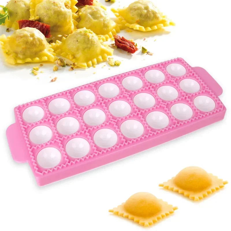Kitchen Tools 10 with Tortellini Molds Ravioli Cutter Aluminum Shape Dumplings Mould Dough Press DIY Tools for Making Pastry