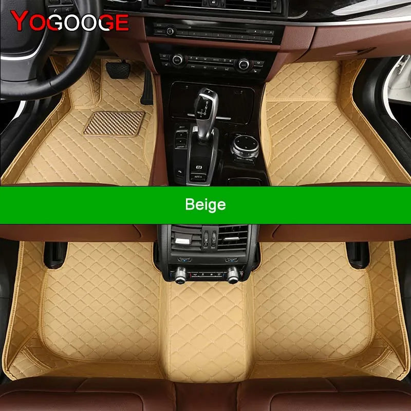 YOGOOGE Custom Car Floor Mats For Chery Tiggo 3 5 8 9 Auto Carpets Foot Coche Accessorie