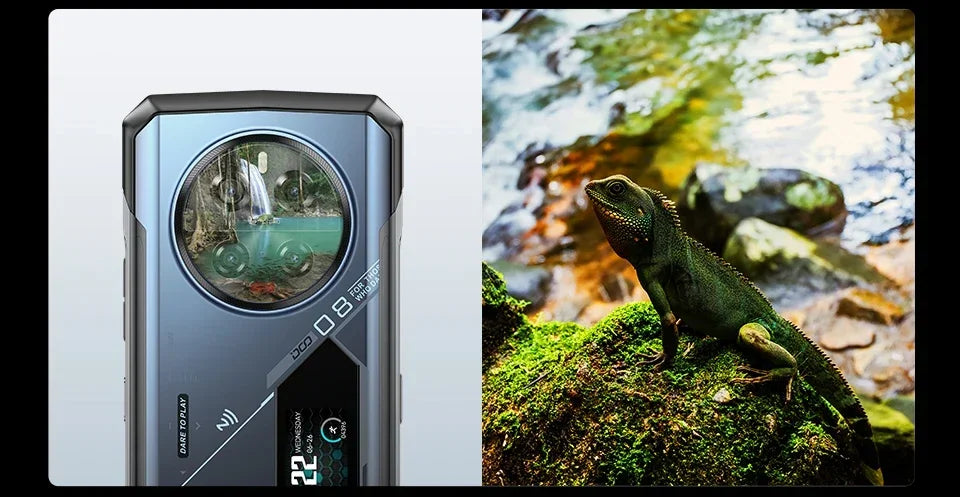 DOOGEE V40 Pro Rugged Phone 6.78" IPS Display  36GB(16+20) 512GB Smartphone 5G 200MP Al Camera 8680mAh Dimensity 7300 Android 14