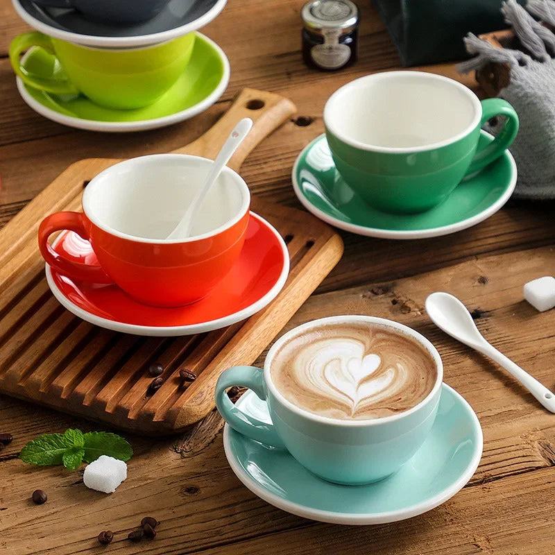 300ml Ceramic Breakfast Milk Cup American Coffee mug Set Afternoon Tea Cups Ceramic Water Cup tea mug coffee cup