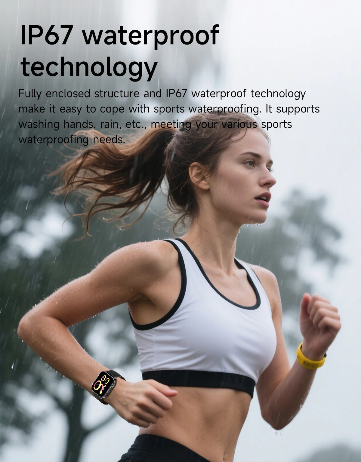 COLMI P80 Type-c Smartwatch Men Women Health Manager Bluetooth Call IP67 Waterproof Flashlight Smart Watch For Xiaomi iOS Phone