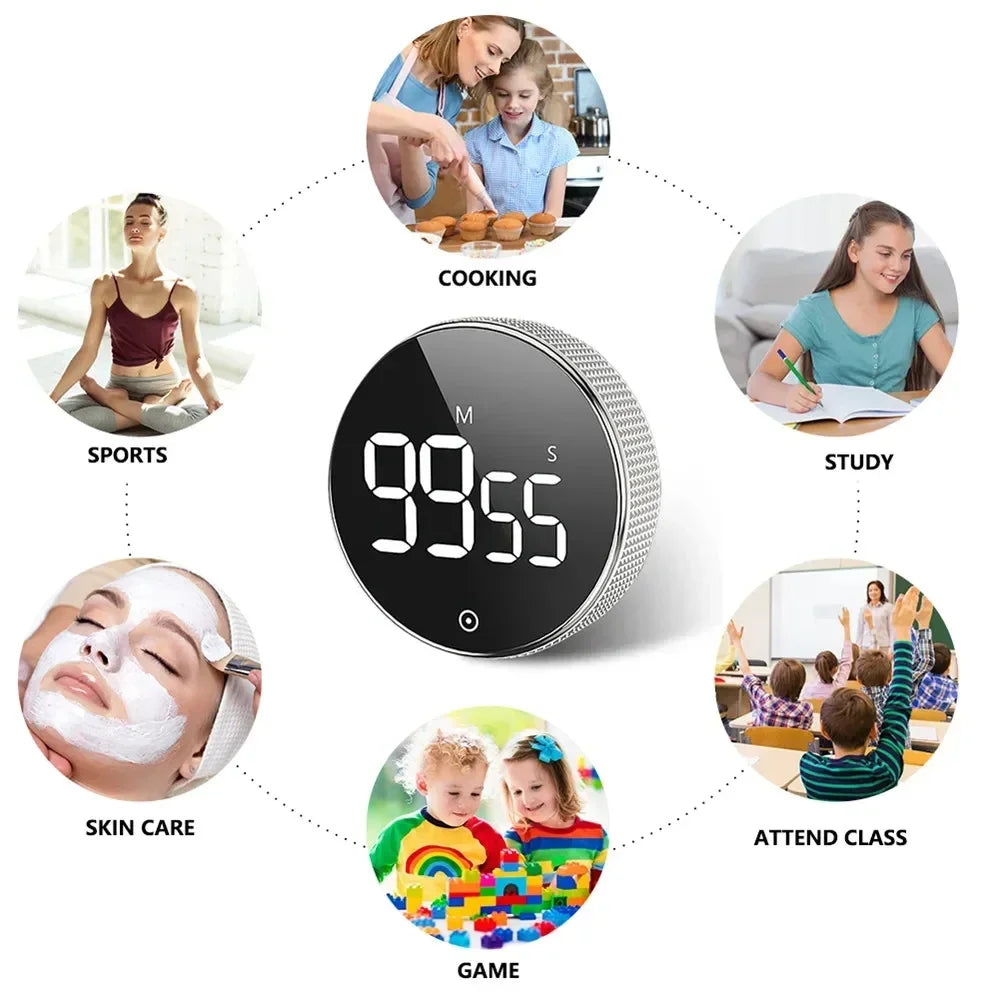 Super Mini LCD Digital Display Kitchen Timer Kitchen Countdown Alarm Magnet Clock Sleep Stopwatch Clock Timer