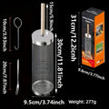 Wooden handle rolling barbecue cage, outdoor BBQ grill basket, 304 stainless steel barbecue tube, barbecue net,Free shipping