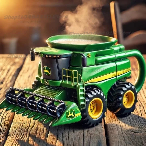 Funny Truck Coffee Cup Mug Handcrafted Durable Semi-trailer Shaped Ceramic Decorations for Men Women Truck Driver Gifts