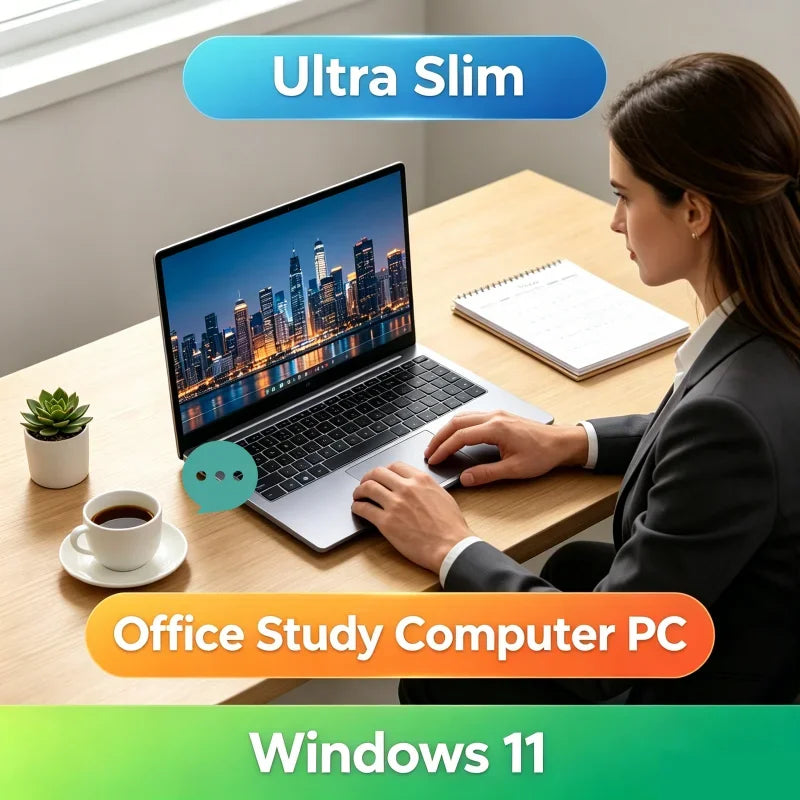 14.1 Inch Premium Business Laptop Windows 11 Ultra Thin Portable Notebook 16GB/32GB DDR4 2TB SSD For Office Study Intel I9-9900