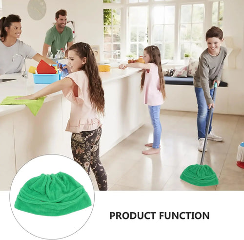 1 multifunctional coral fleece broom cloth cover floor mop, reusable ultra-fine fiber absorbent broom household cleaning accesso