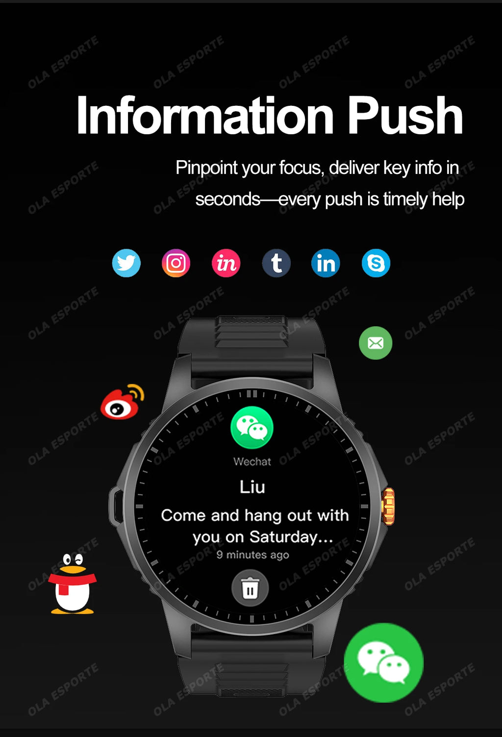 2025 New Men's GPS Sports Smart Watch 1.53'' AMOLED Display LED Flashlight Heart Rate Bluetooth Call 5ATM Waterproof Smartwatch