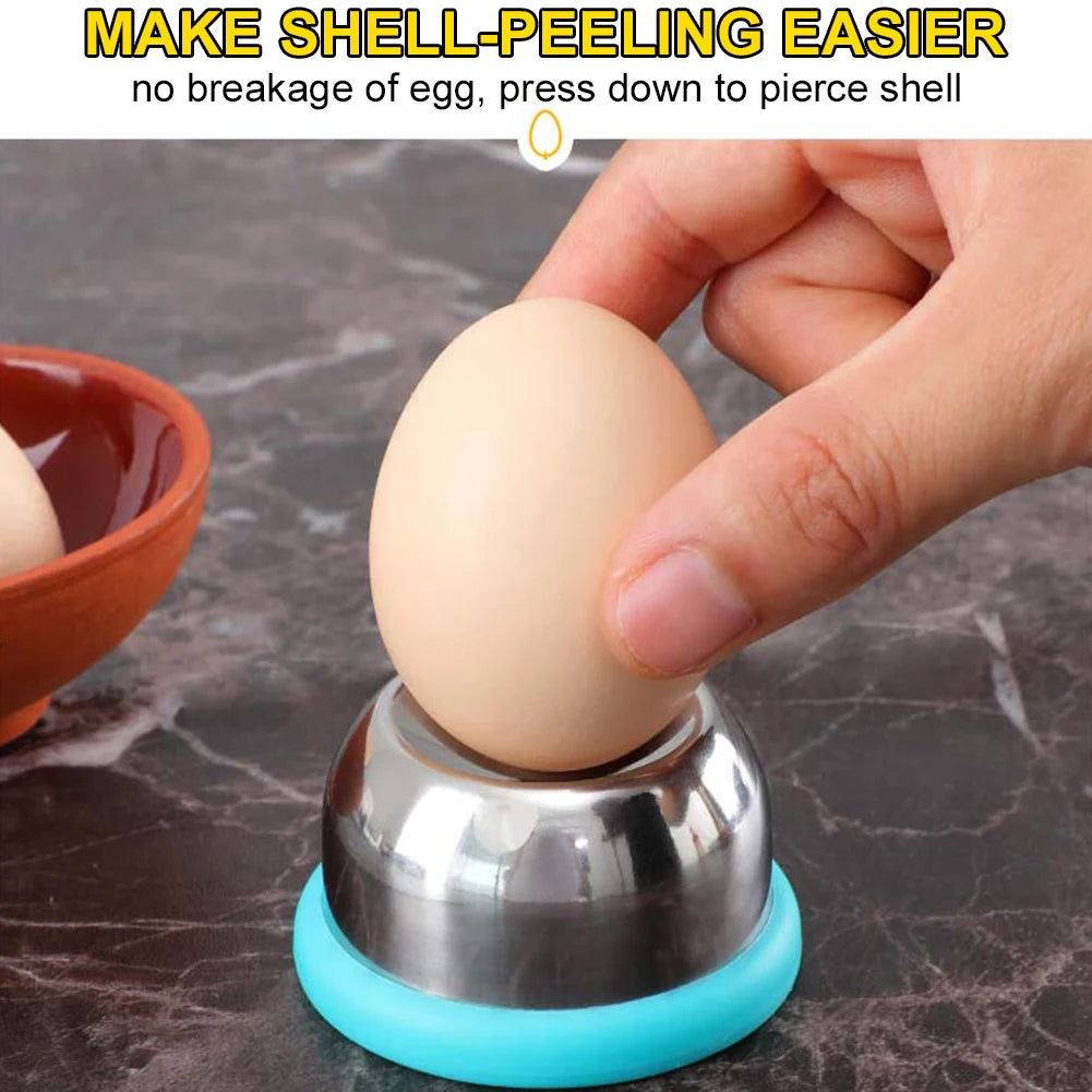 Egg Hole Puncher Stainless Steel Needle Egg Piercer for Preventing Egg Cracking During Boiling Kitchen Baking Accessory