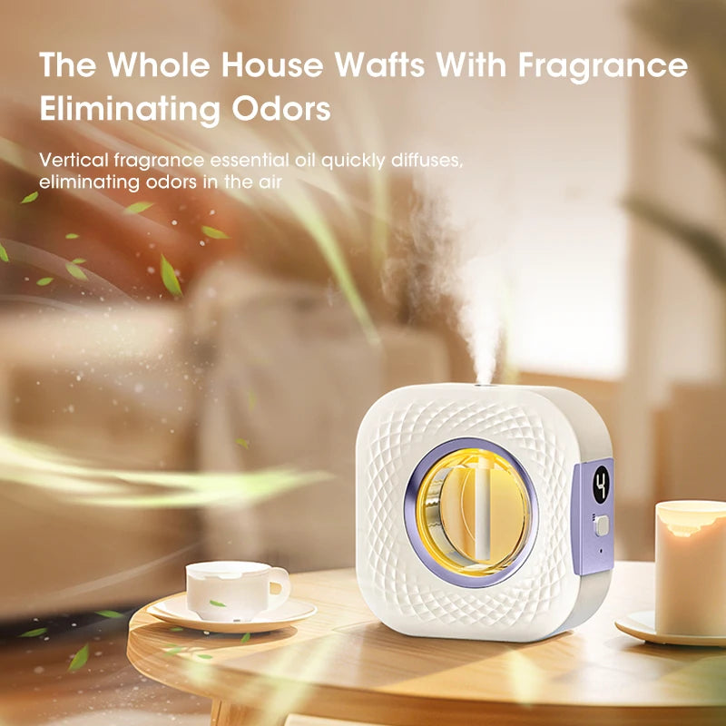 Intelligent Aromatherapy Oil Diffuser for Room Fragrance Timing Scenting Machine for Kitchen Toilet Car Bedroom Deodorization