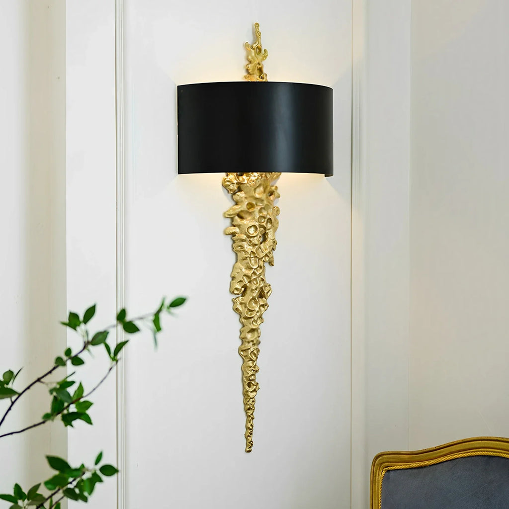 Later, All Copper Living Room Wall Lamps Model Rooms Corridors Lobbies Clubs Artistic Wall Lamps Simple Decorative Wall Light