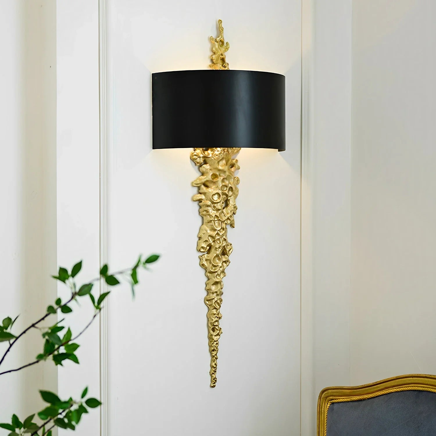 Later, All Copper Living Room Wall Lamps Model Rooms Corridors Lobbies Clubs Artistic Wall Lamps Simple Decorative Wall Light