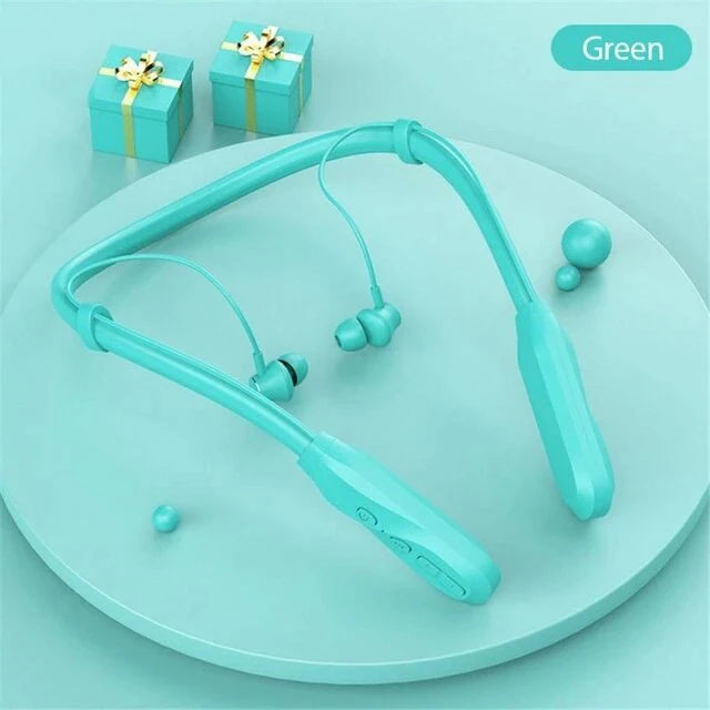 I35 Earphones Bluetooth 5.1 Headphones Sport Earbuds Built-in Mic Neckband Headphone Stereo Earbuds Headset For Running