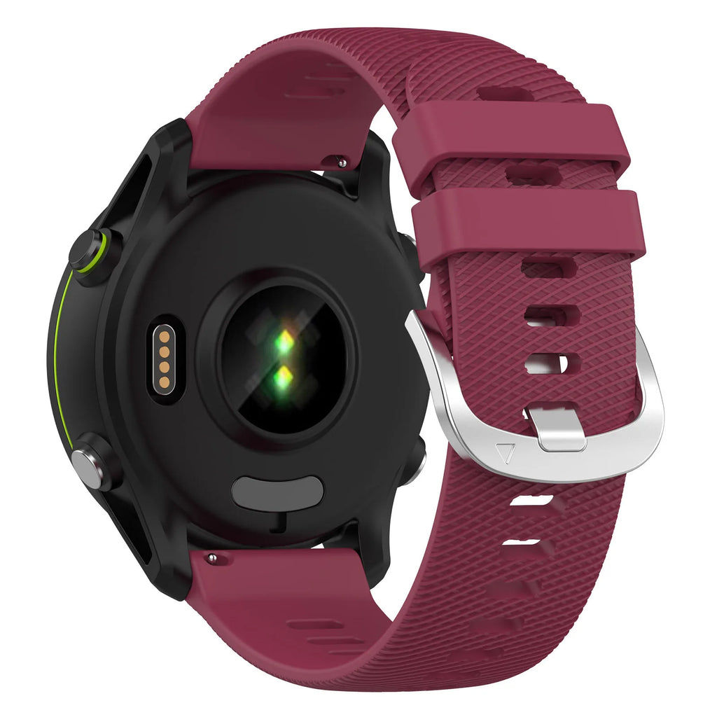 18mm 20mm 22mm Silicone Band For Garmin Forerunner 255 255S 245 165 158 55/ Venu 4 3S 2S 2Plus /Vivoactive 6 5 4 3 Watch Strap