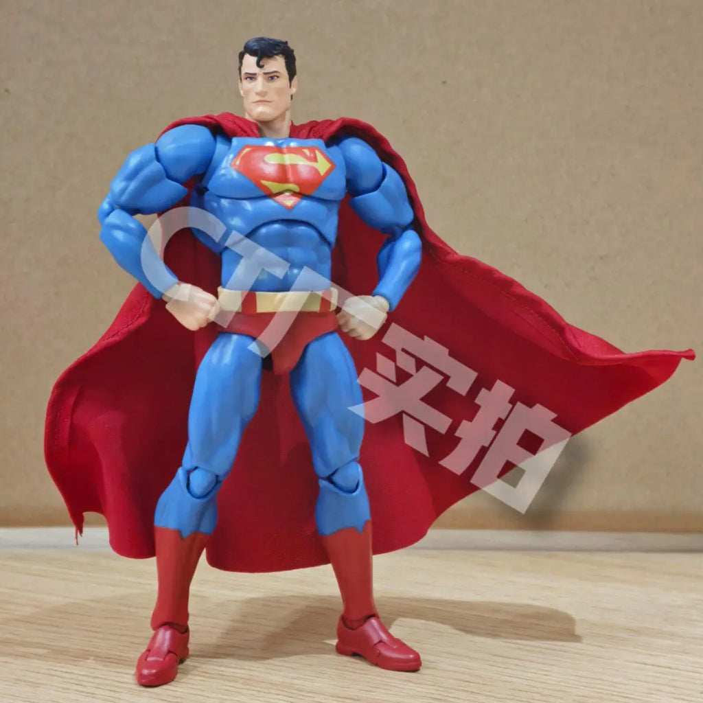 16cm Ct Factory Superman Mafex 117 Comic Hush Dc Justice League Articulated Action Figure Collectible Model For Fans Collection