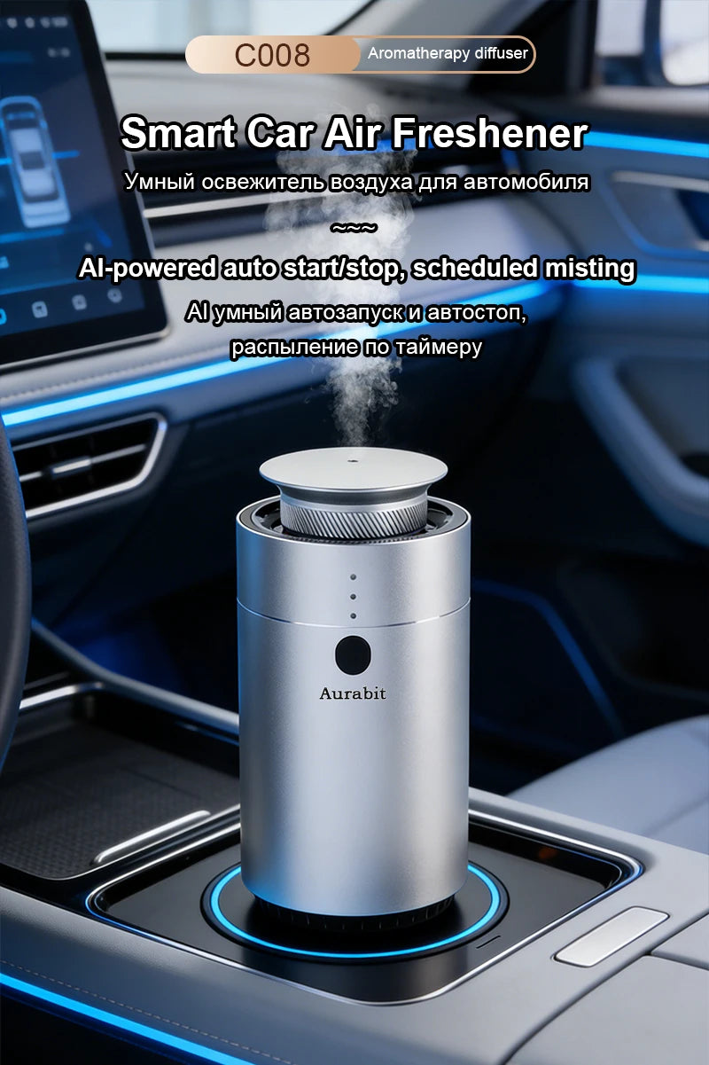 Professional Essential Oil Aroma Diffuser Smart Timer Quiet Fast Deodorization AI Auto Sensing 80m³ Coverage for Home Car