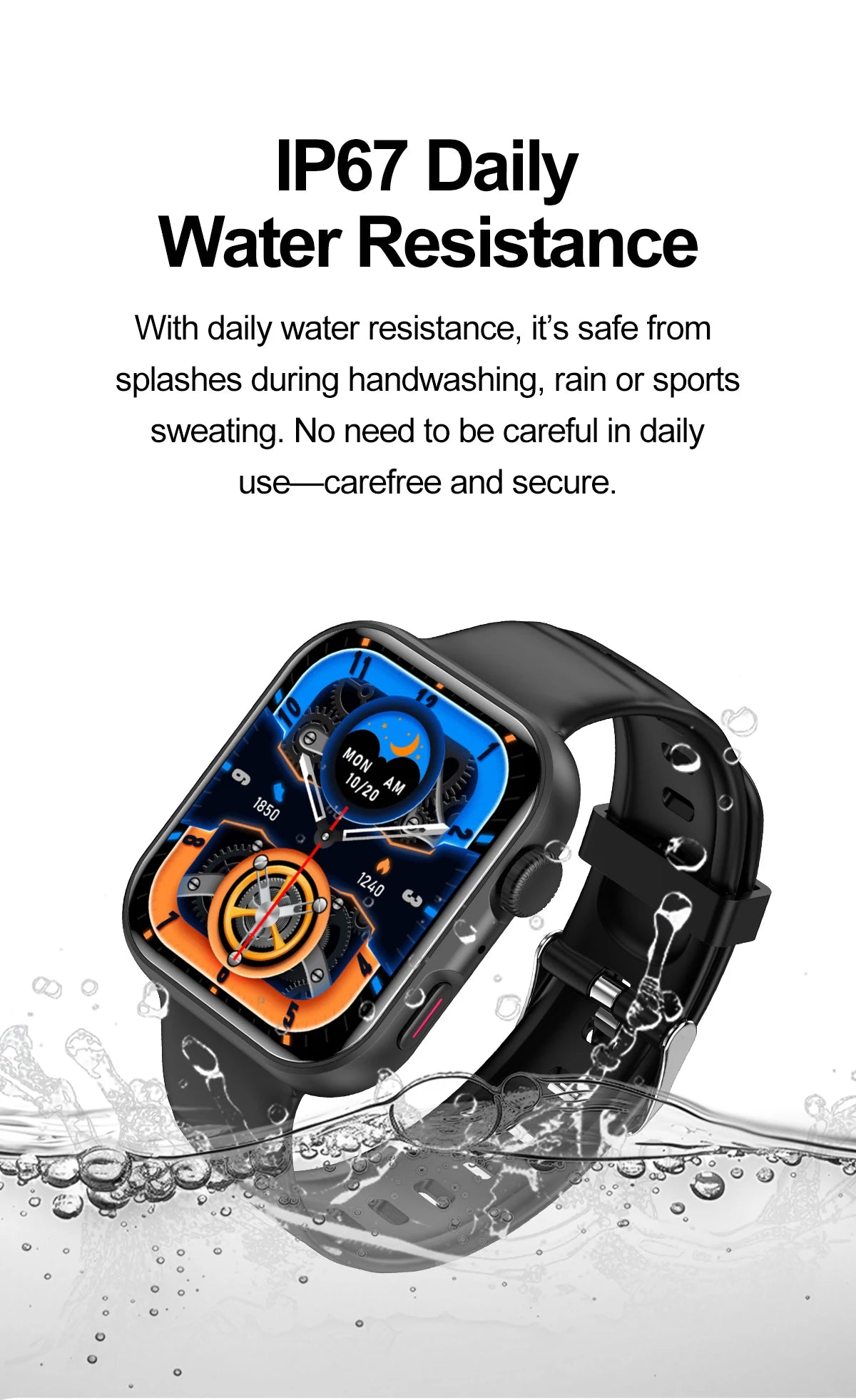 LIGE New 1.83" AMOLED Screen Smart Watch For Men Women Bluetooth Call Sports Fitness Heart Rate Monitor 2026 Fashion Smartwatch