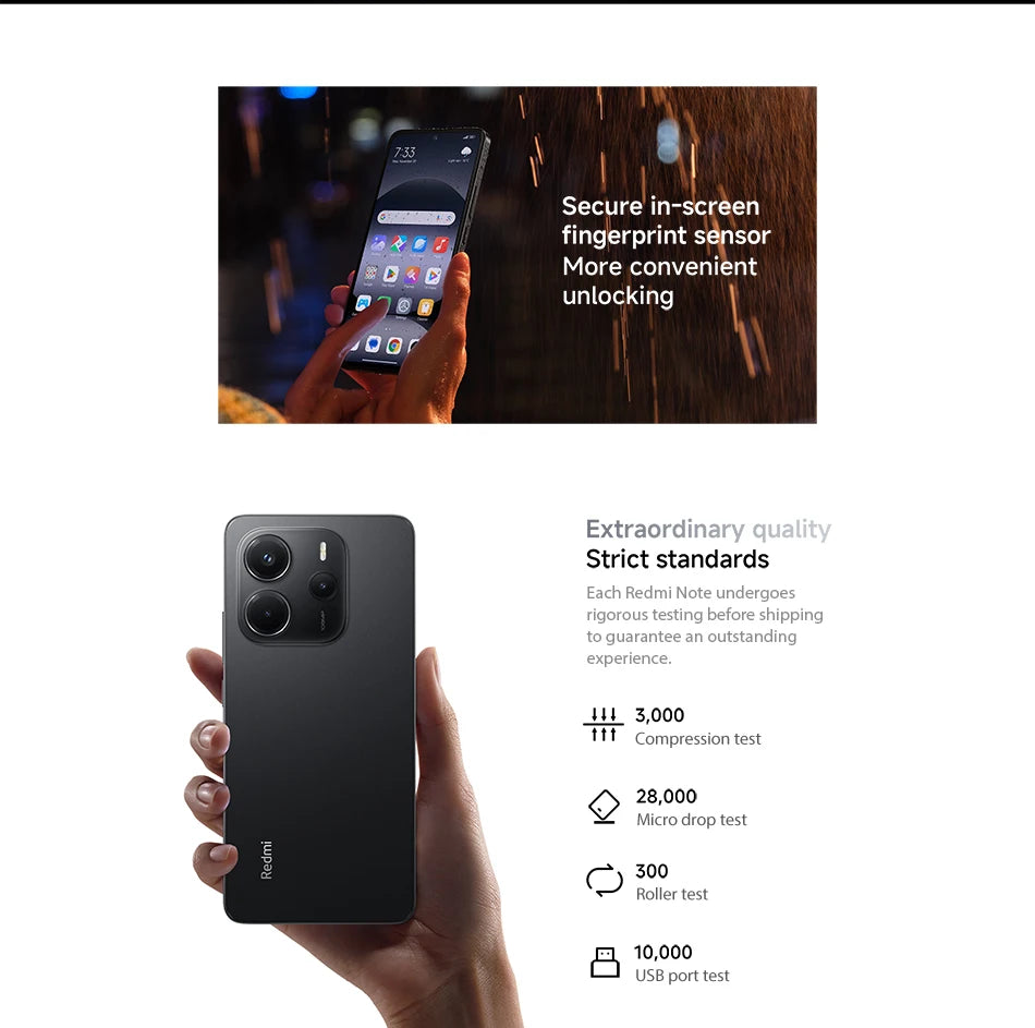 Global Version Redmi Note 14 4G Smartphone 108MP AI Camera 5500mAh Battery 33W MediaTek Helio G99-Ultra 120Hz Xiaomi Cellphone
