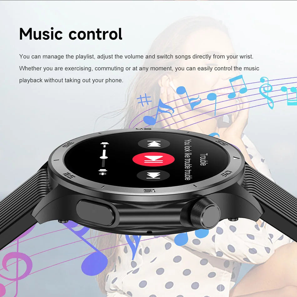OPPO New X2 Bluetooth Call Smart Watch AMOLED HD Screen GPS Outdoor Sports Fitness Watch Health Monitoring Smartwatch Android