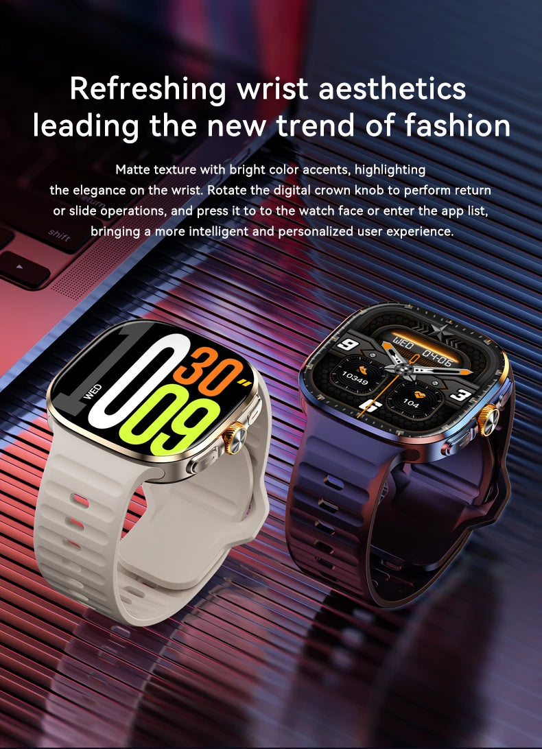 M99 Smart Watch Men's Watch SIM card 4G Android Google Play 2.4 inches 480*480  Amoled 32gG Memory GPS WIFI SmartWatches