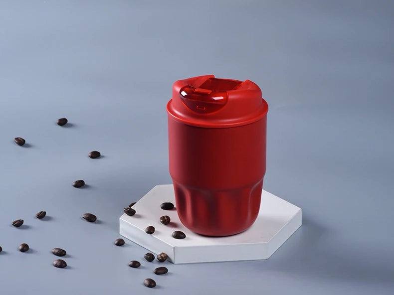 260ML 450ML SUS316 Thermal Coffee Mug Leakproof Portable Travel Tumbler with Lid Stainless Steel Cup for Car Work Hot Cold Drink