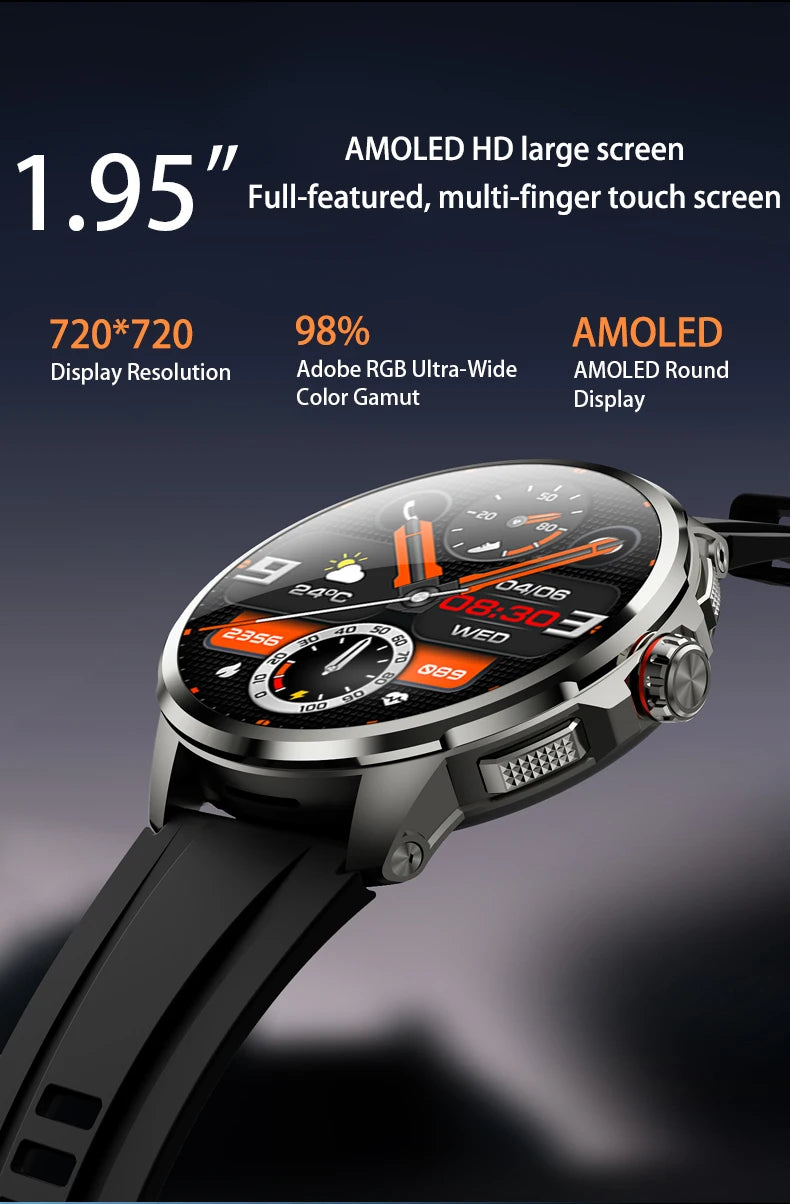 H99 Smart Watch 5G LTE Android 10.0 with 190° Rotary Camera Insert Sim Card Google Play App Download GPS WiFi Heart Rate Tracker