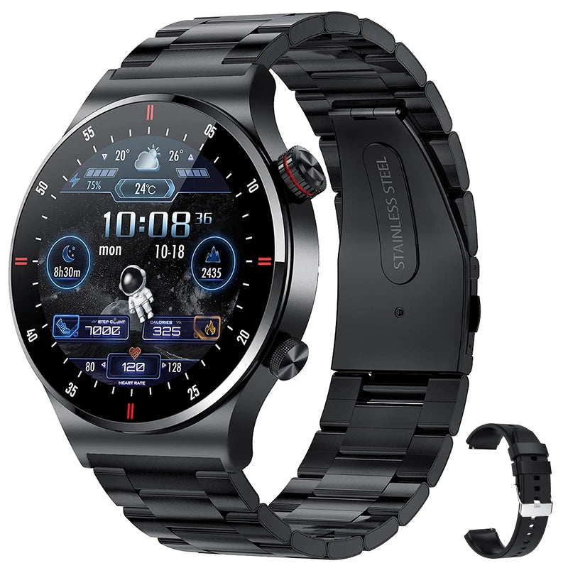 2026 Fashion Smartwatch HD Touch Heart Rate Bluetooth Call Sleep Monitoring NFC Weather Sport Mode Smart Watch For Android IOS
