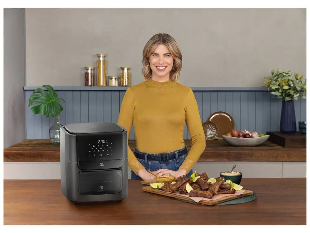 Air Fryer Electrolux Rita Lobo EAF85 Graphite 12L 5311AABR101 - 110V