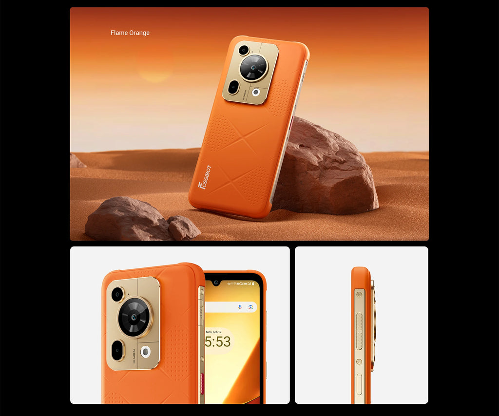 [World premiere] Fossibot F112 PRO 5G Rugged Smartphone 6.88" HD+ 7150mAh 24G(8+16)+256G Mobile Phone Android 14 50MP Cell Phone