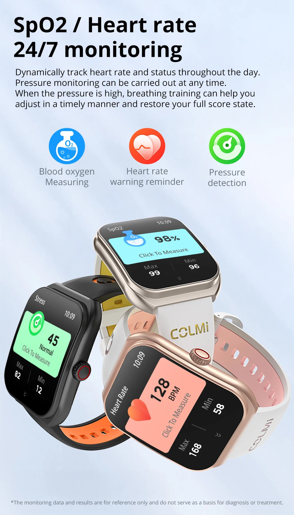 New COLMI P86 1.93" AMOLED Smartwatch Men Health Manager Bluetooth Call IP68 Waterproof Smart Watch Women For Xiaomi iOS Phone