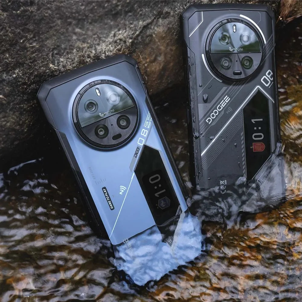 DOOGEE V40 Pro Rugged Phone 6.78" IPS Display  36GB(16+20) 512GB Smartphone 5G 200MP Al Camera 8680mAh Dimensity 7300 Android 14